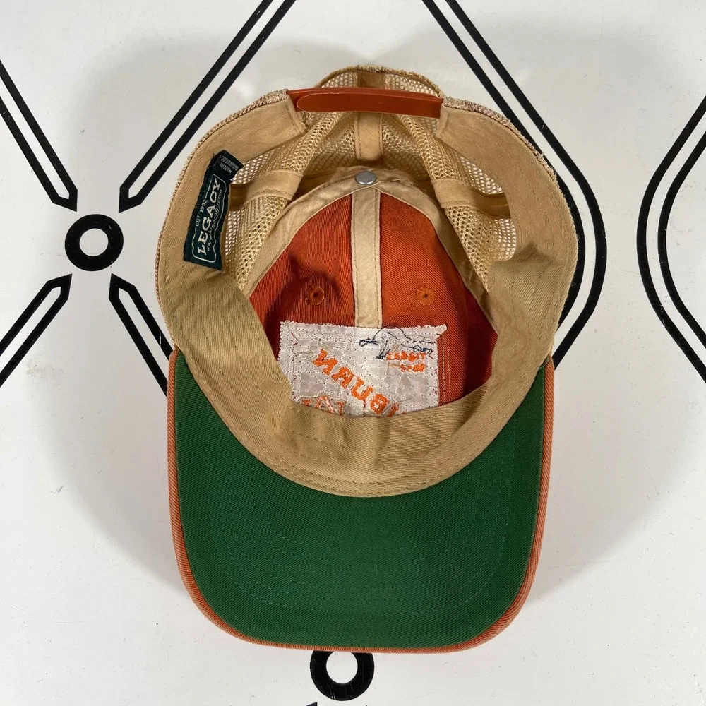 Auburn Tigers NCAA Legacy Trucker Hat Orange Tan Mesh‎ Adjustable Baseball Cap